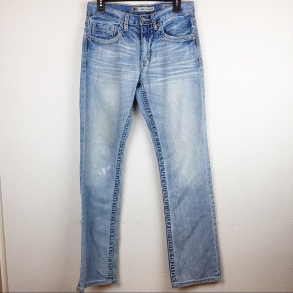 buckle jake straight jeans